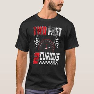 Camiseta Dois segundos aniversários Rápidos 2 Curiosos Dois