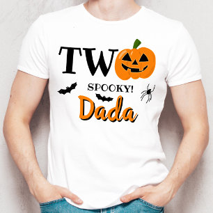 Camiseta Dois Spooky Dada Halloween 2º Aniversário