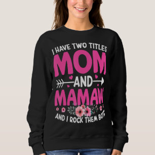 Camiseta Dois Títulos Mãe E Dia de as mães De Flor De Mamã