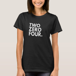 Camiseta DOIS ZERO QUATRO Código de área 204 Manitoba Manit