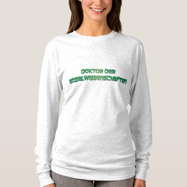 Camiseta Doktor der Sozialwissenschaften (Frente)
