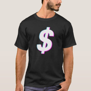 Camiseta Dólar - Sinal de Vaporwave - Dificuldade Estética