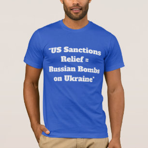 Camiseta Dólares de Petróleo Russo Fundam o Sangue Ucranian