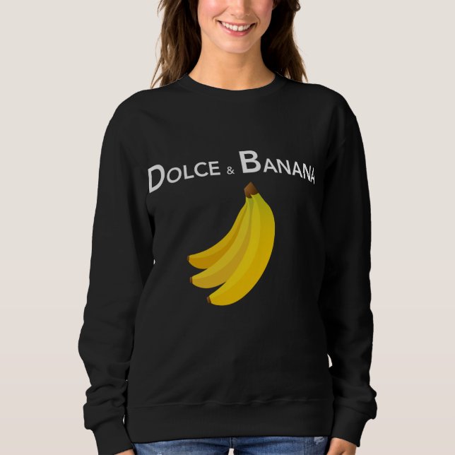 Camiseta Dolce & Banana Funny Fashion Bananas Presente Para (Frente)