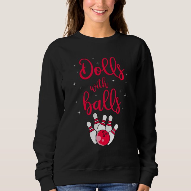 Camiseta Dolls with Balls Bowling (Frente)