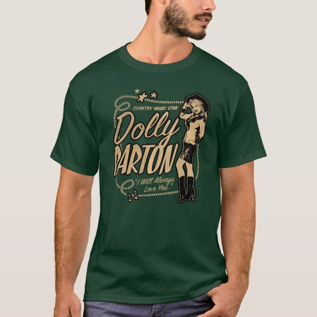 Camiseta Dolly Parton Country Music Star friend friend (Frente)
