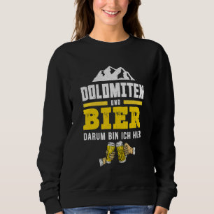Camiseta Dolomites E Cerveja Do Tirol Do Sul Que Caminham N