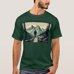 Camiseta Dolomites Fazendo Caminhada Além De Explorar Dentr