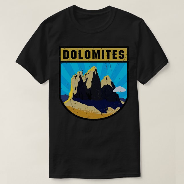 Camiseta Dolomites Mounates Itália (Frente do Design)
