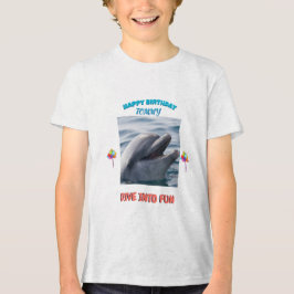 Camiseta Dolphin Birthday Splash 