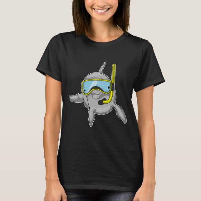 Camiseta Dolphin Diver Snorkel (Frente)