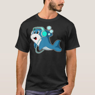 Camiseta Dolphin Headphone Music 1