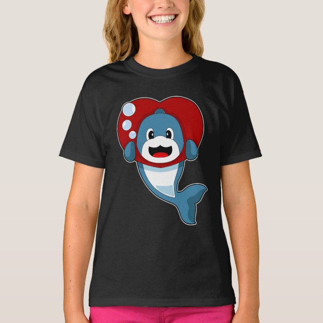 Camiseta Dolphin Heart (Frente)