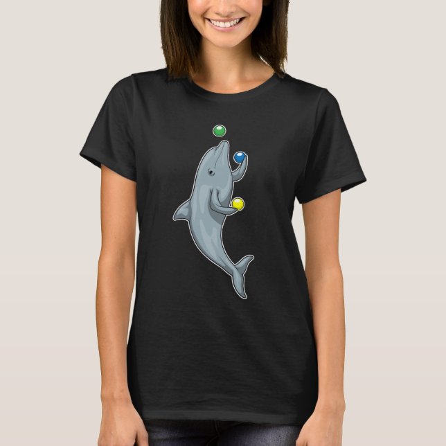 Camiseta Dolphin Juggler Juggle (Frente)