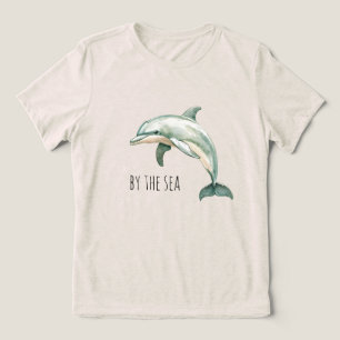 Camiseta Dolphin junto ao mar
