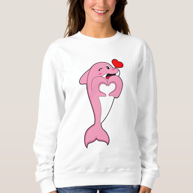 Camiseta Dolphin Love Heart (Frente)
