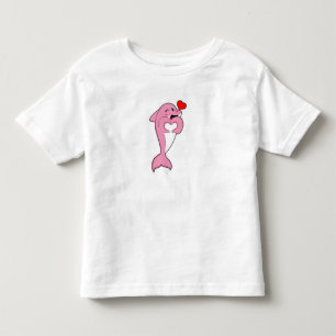 Camiseta Dolphin Love Heart