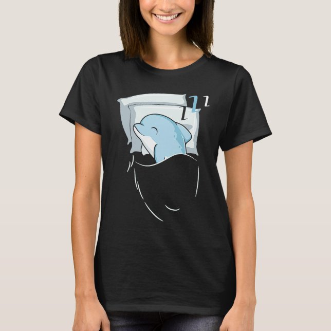Camiseta Dolphin Lover Marine Biology Underwater Animal 7 (Frente)