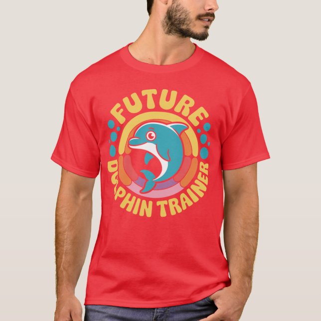 Camiseta Dolphin Lover Sea Ocean Animals Future Dolphinrain (Frente)