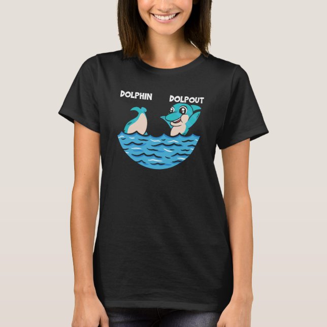 Camiseta Dolphin Marine Biology Underwater Animal  9 (Frente)