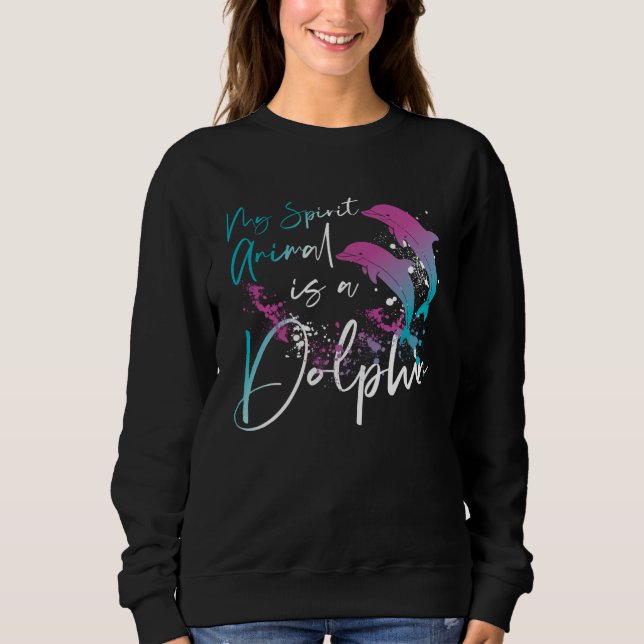 Camiseta Dolphin My Spirit Animal Is A Dolphin (Frente)
