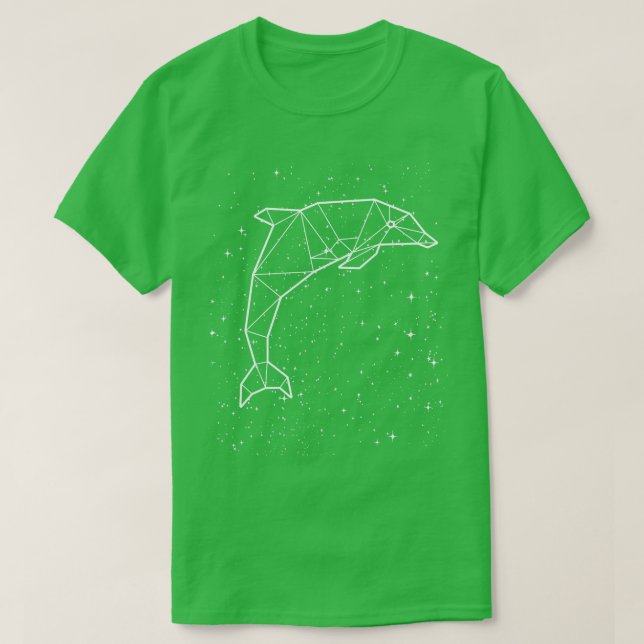 Camiseta Dolphin ZodiacSinal astrológico Horoscópio (Frente do Design)