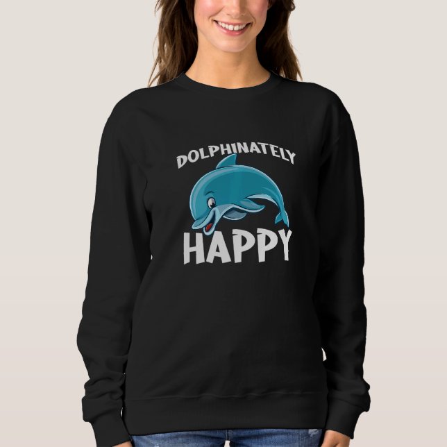 Camiseta Dolphinately Happy for all Whale Lover and Support (Frente)