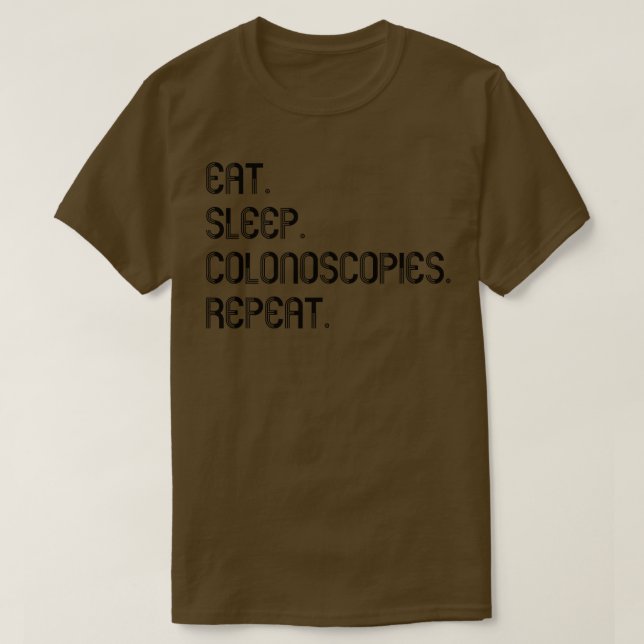 Camiseta Dom. Colonoscopia Engraçado 12 (Frente do Design)