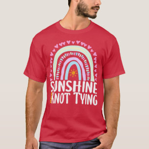 Camiseta Dom Sunshine e Knot Tying Cute Rainbow Presente pa