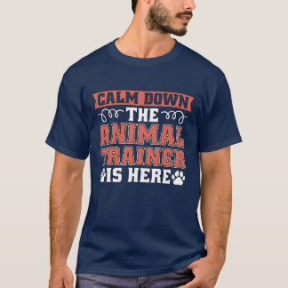 Camiseta Domador de Animais Acalme-se Amigo do tratador de