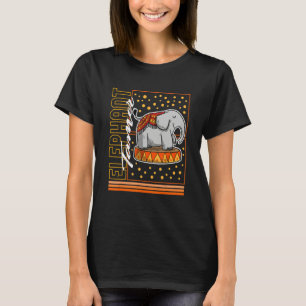 Camiseta Domador de Elefante de Circo Elefante Fofo Equipe