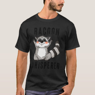 Camiseta Domador de guaxinim, design de citação de animal d