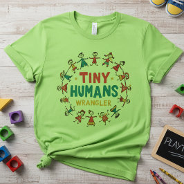 Camiseta Domador de Humanos Pequenos — Professora Primária 