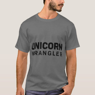 Camiseta Domador de Unicórnio Tipografia Minimalista Design