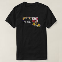 Camiseta doméstica da bandeira de Maryland