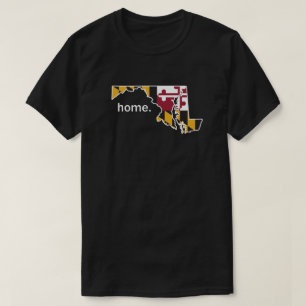 Camiseta doméstica da bandeira de Maryland