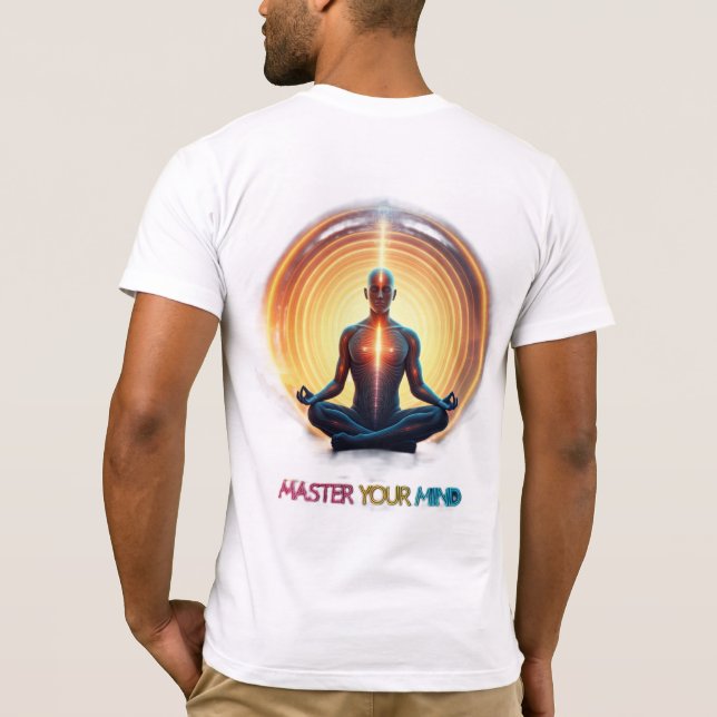 Camiseta Dominar a Canvas da mente (Verso)