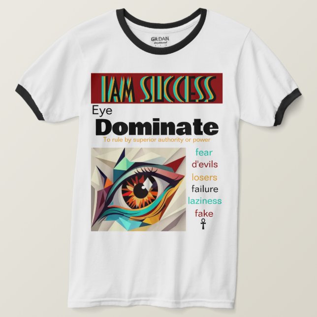 CAMISETA DOMINATE (Frente do Design)