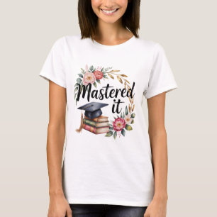 Camiseta Dominei Florais de Livros de Conclusão de Curso Ca
