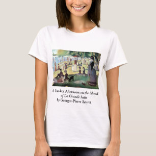 Camiseta Domingo à tarde, La Jatte grandioso da ilha por