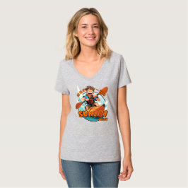 Camiseta Domingo Break | Mulheres do Pescoço V