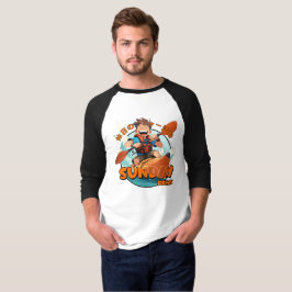 Camiseta Domingo Break | Raglan, Capa 3/4, masculino