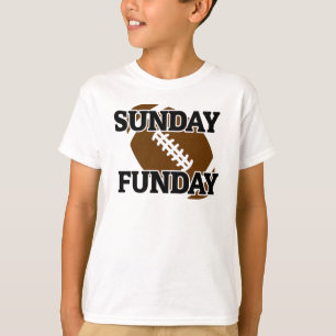 Camiseta Domingo De Funday Esporte Divertido Para O Fã De