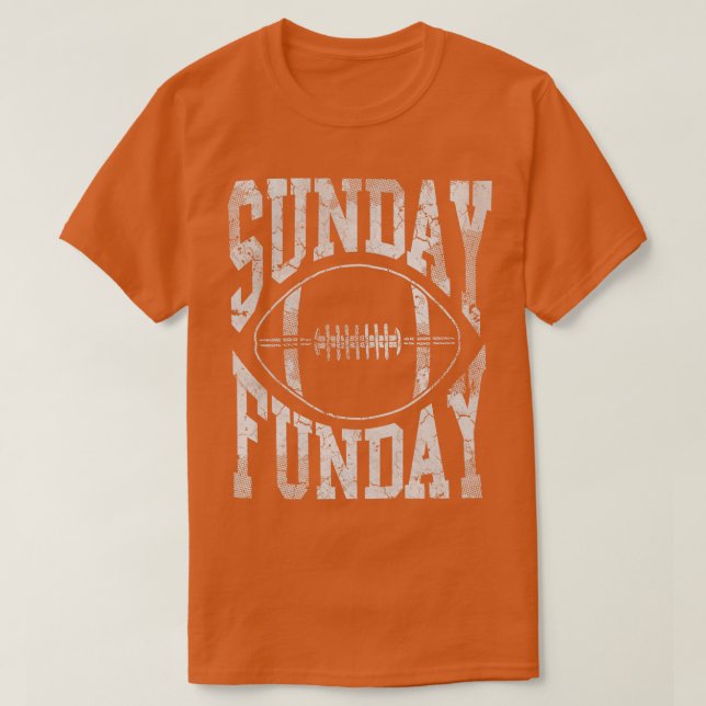 Camiseta Domingo de Funday - Retro Fade (Frente do Design)