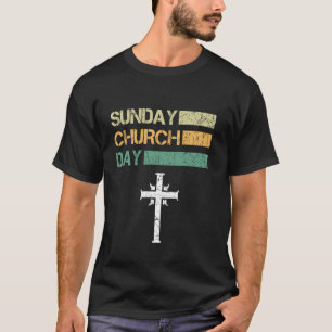 Camiseta Domingo Dia da Igreja Cristão Jesus