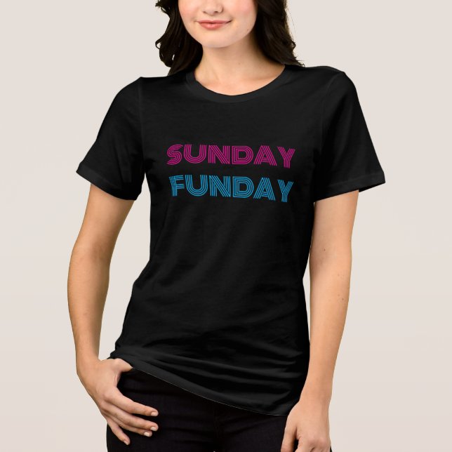 Camiseta Domingo Divertido Personalize Fim de Semana Vive (Frente)