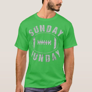 Camiseta Domingo, Funday Vintage, Dia de Diversão de Esport