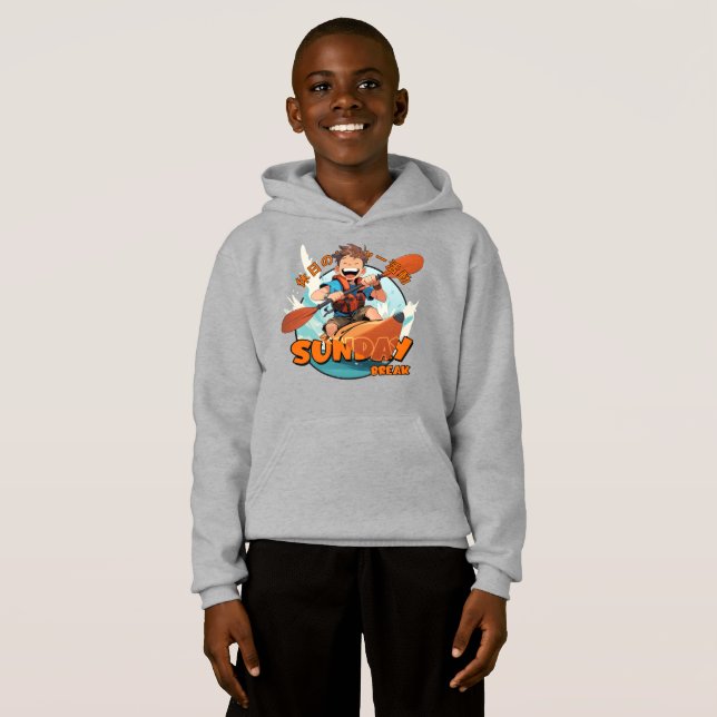 Camiseta Domingo Relax | Crianças (Frente Completa)