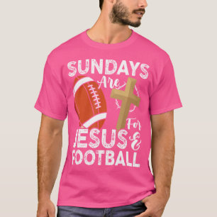 Camiseta Domingos Para Jesus E Futebol, Cristão Engraçado
