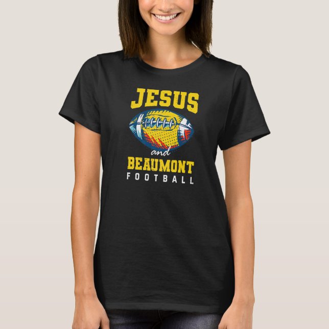 Camiseta Domingos São Para Jesus E Beaumont Futebol Texas (Frente)